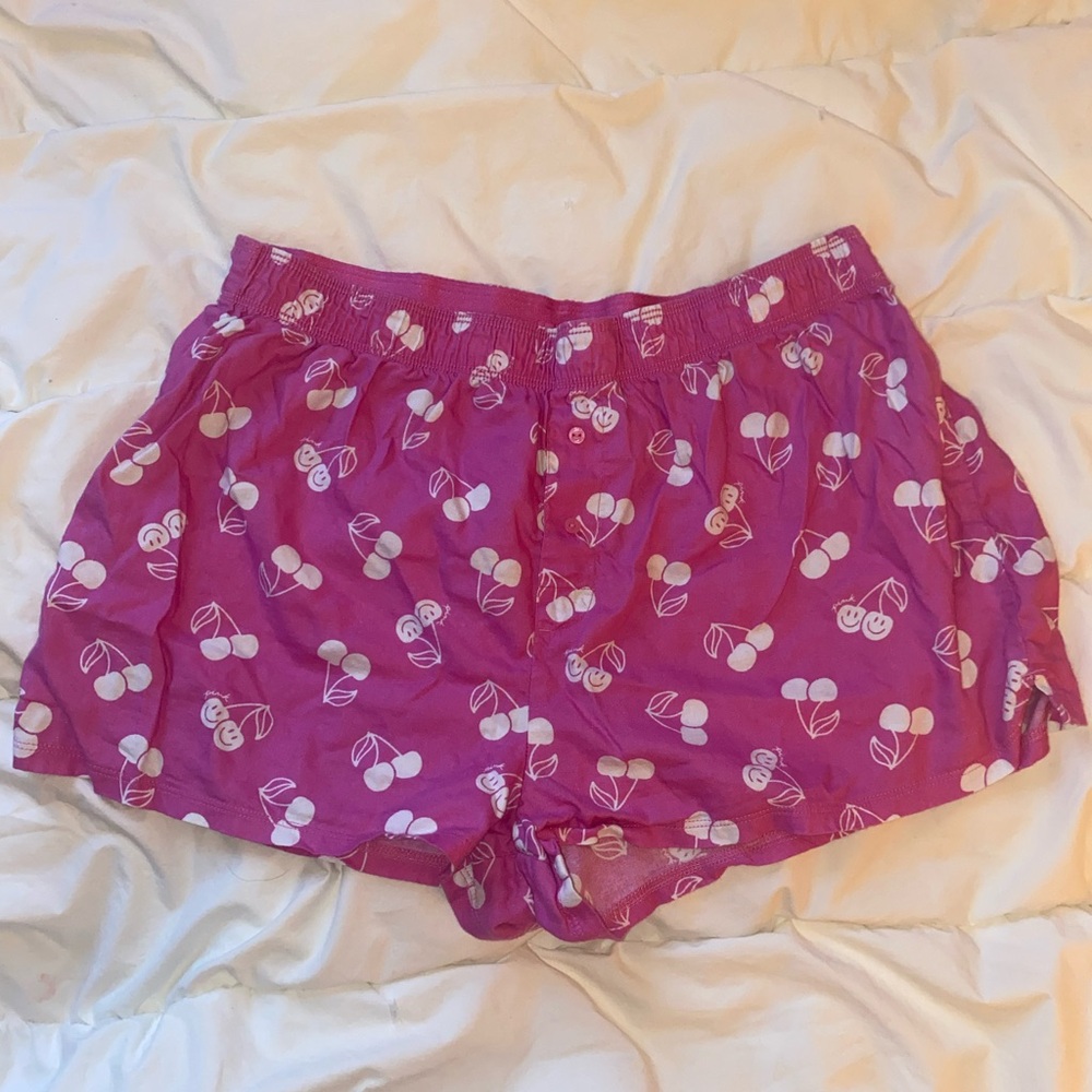 Victoria’s Secret PINK cherry pj shorts